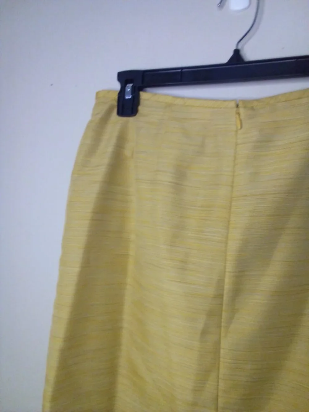Kasper Skirt Women 8 Straight Classic Career Yellow